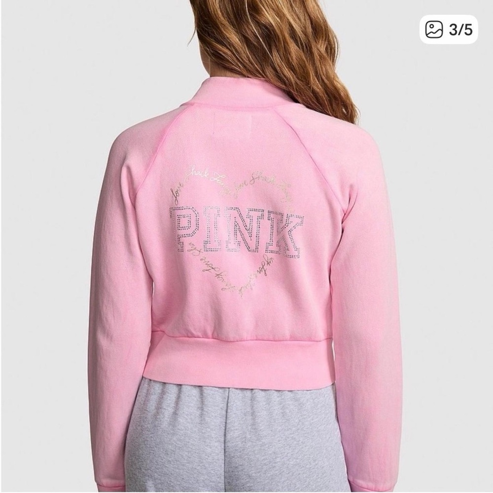 PINK Victoria's Secret and Love Shack Fancy Cropped Jacket. NWOT